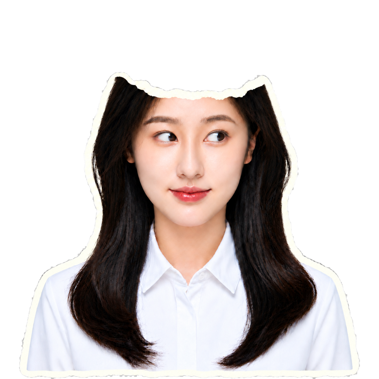 个人头像向右看